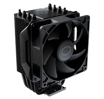 קרור אוויר למעבד שחור ללא תאורה קולר מאסטר Cooler Master RR-H410-25PK-R1 Hyper 411 Nano Black 92mm 150W TDP AMD or Intel